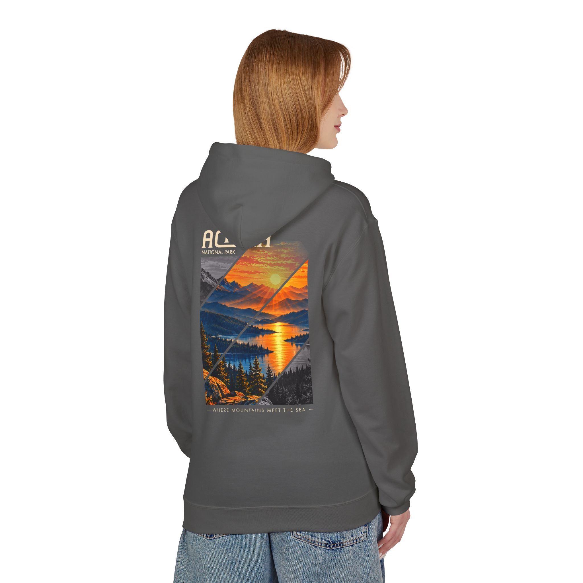 Acadia National Park Sunrise Graphic Hoodie