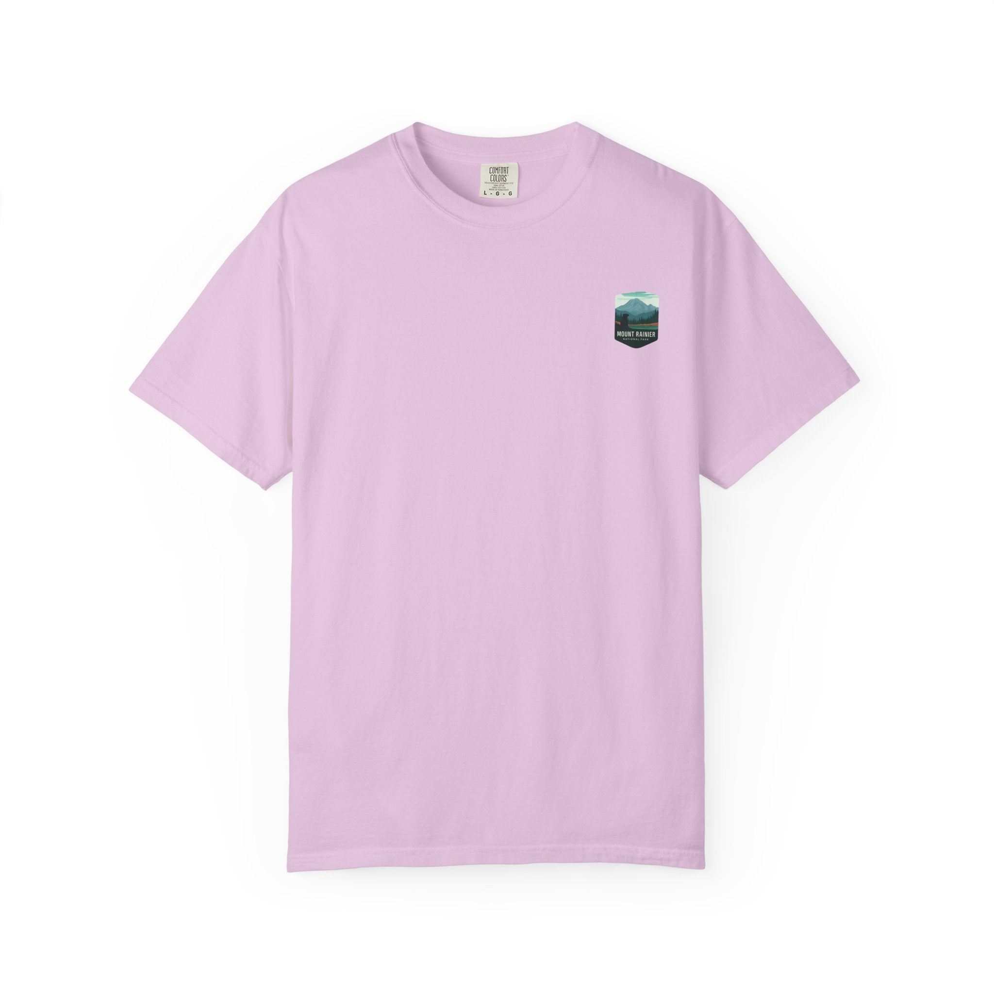 Mount Rainier National Park Poster T-Shirt | Vintage Landscape Graphic
