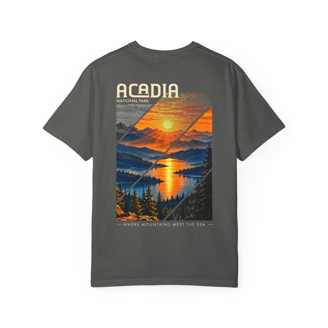 Acadia National Park Sunrise Graphic T-Shirt