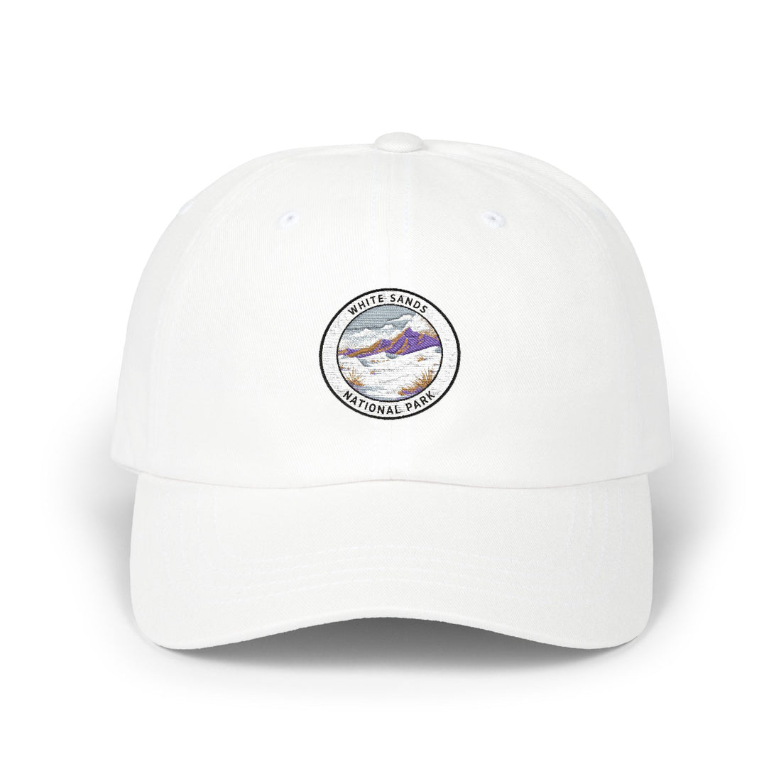White Sands Mountain Range Patch Dad Cap | National Park Outdoor Hat