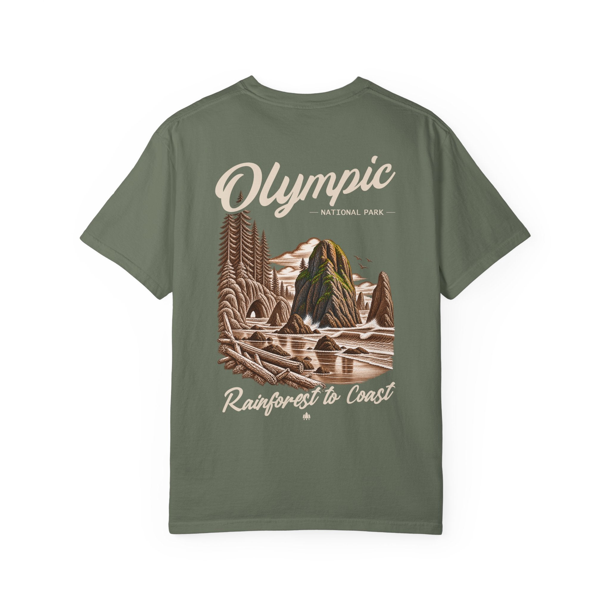 Olympic National Park Sea Stacks Graphic T-Shirt