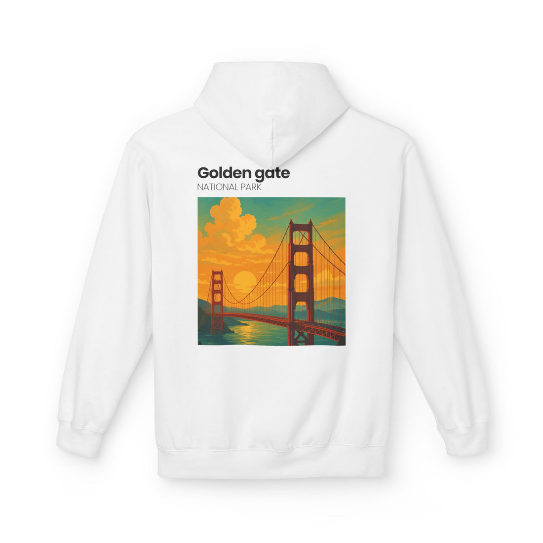 Golden Gate National Park illustration Hoodie | Golden Gate Bridge travel sweatshirt
