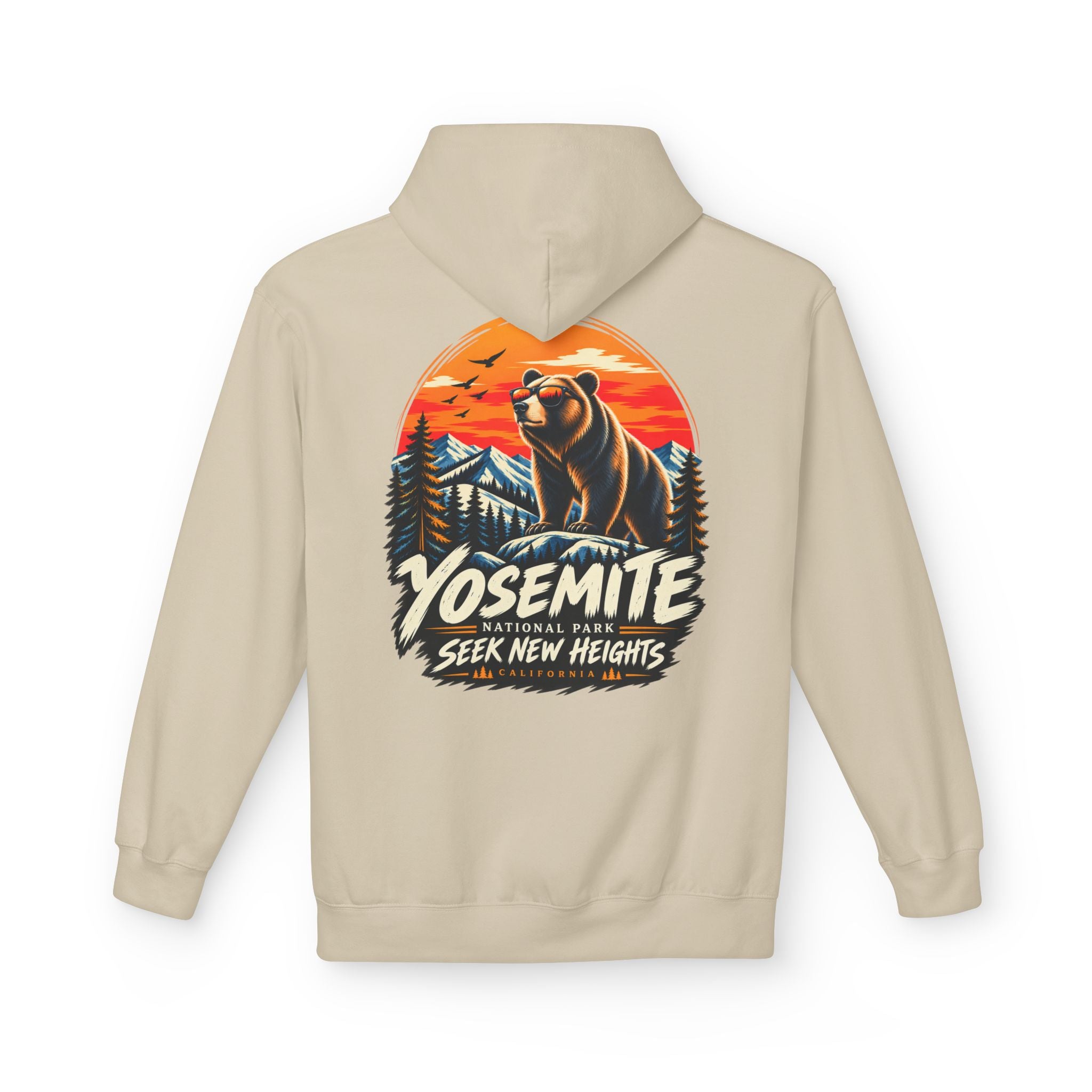 Yosemite National Park Black Bear – Seek New Heights Hoodie