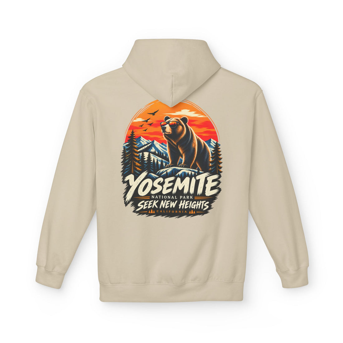 Yosemite National Park Black Bear – Seek New Heights Hoodie