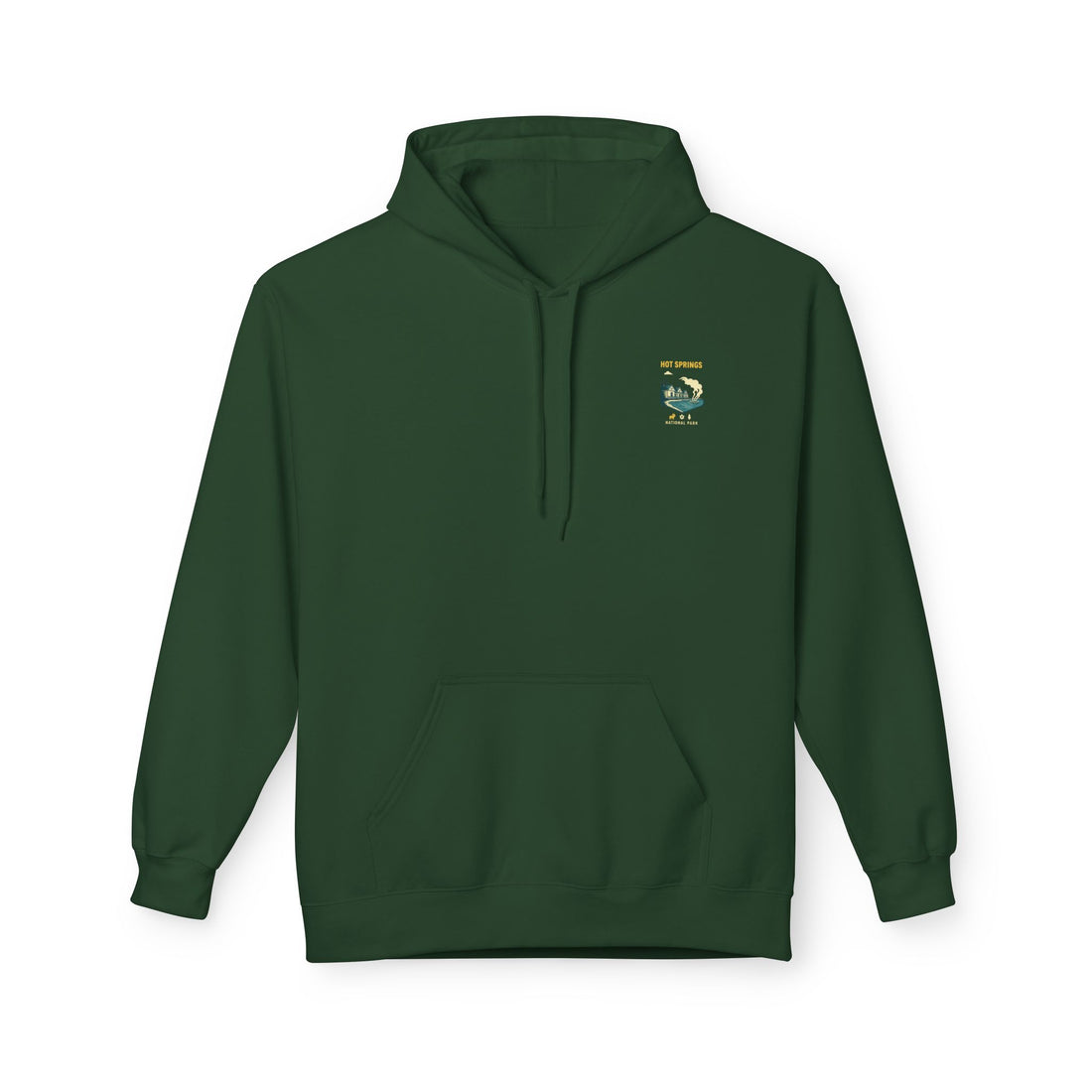 Hot Springs National Park Hoodie | Scenic Thermal Pool Illustration