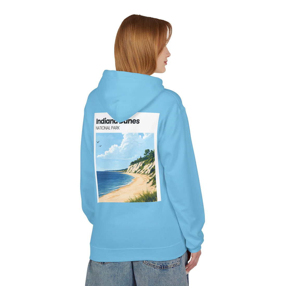 Indiana Dunes National Park Beach Hoodie | Vintage Travel Scenic Sweatshirt