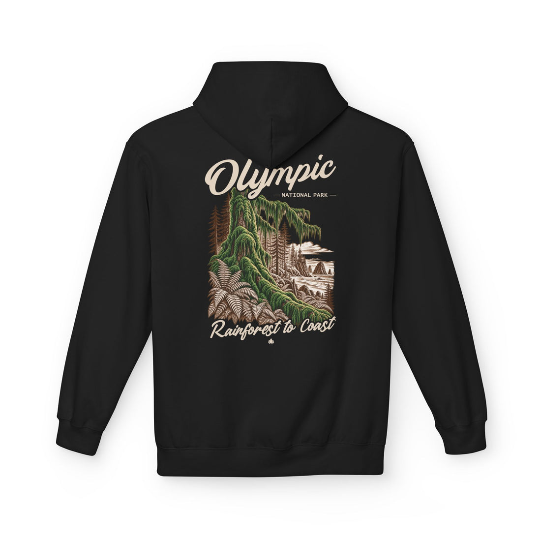 Olympic National Park Hoh Rainforest Graphic Hoodie
