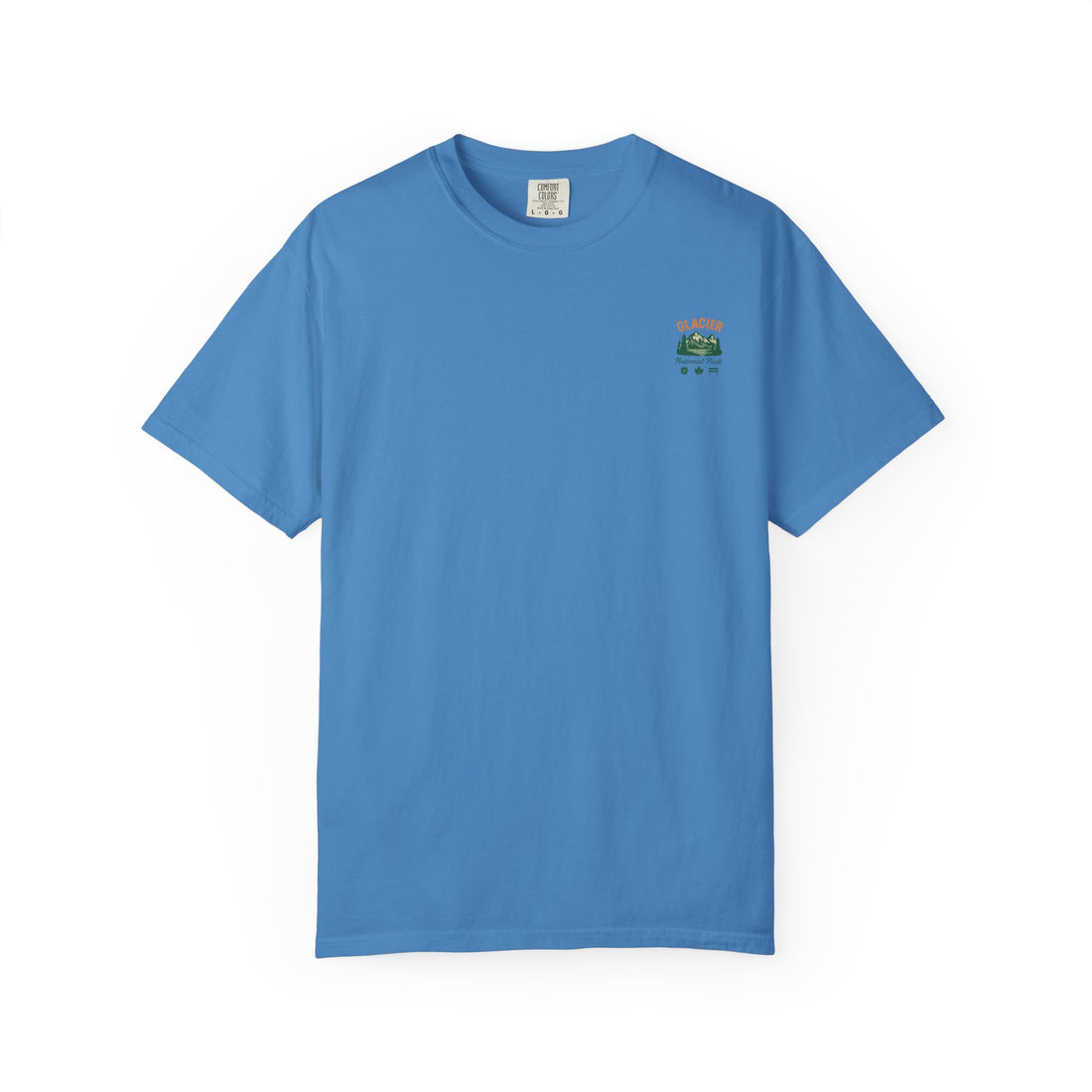 Glacier National Park Landscape T-shirt | Vintage Mountain Lake Tee