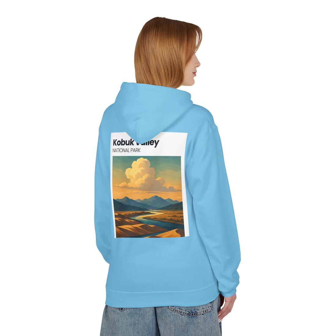 Kobuk Valley National Park landscape Hoodie | Vintage travel poster style