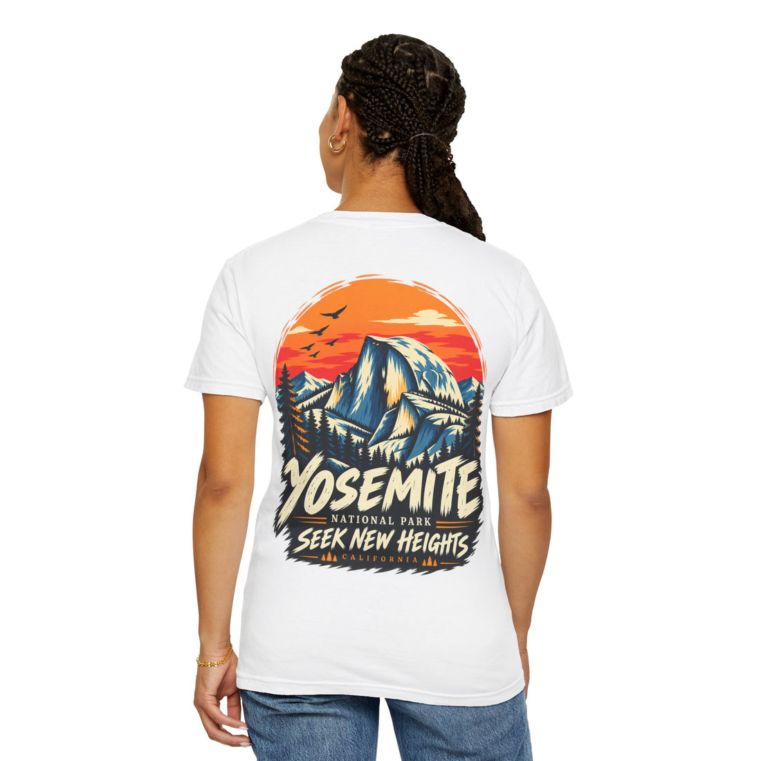 Yosemite National Park Half Dome – Seek New Heights T-Shirt