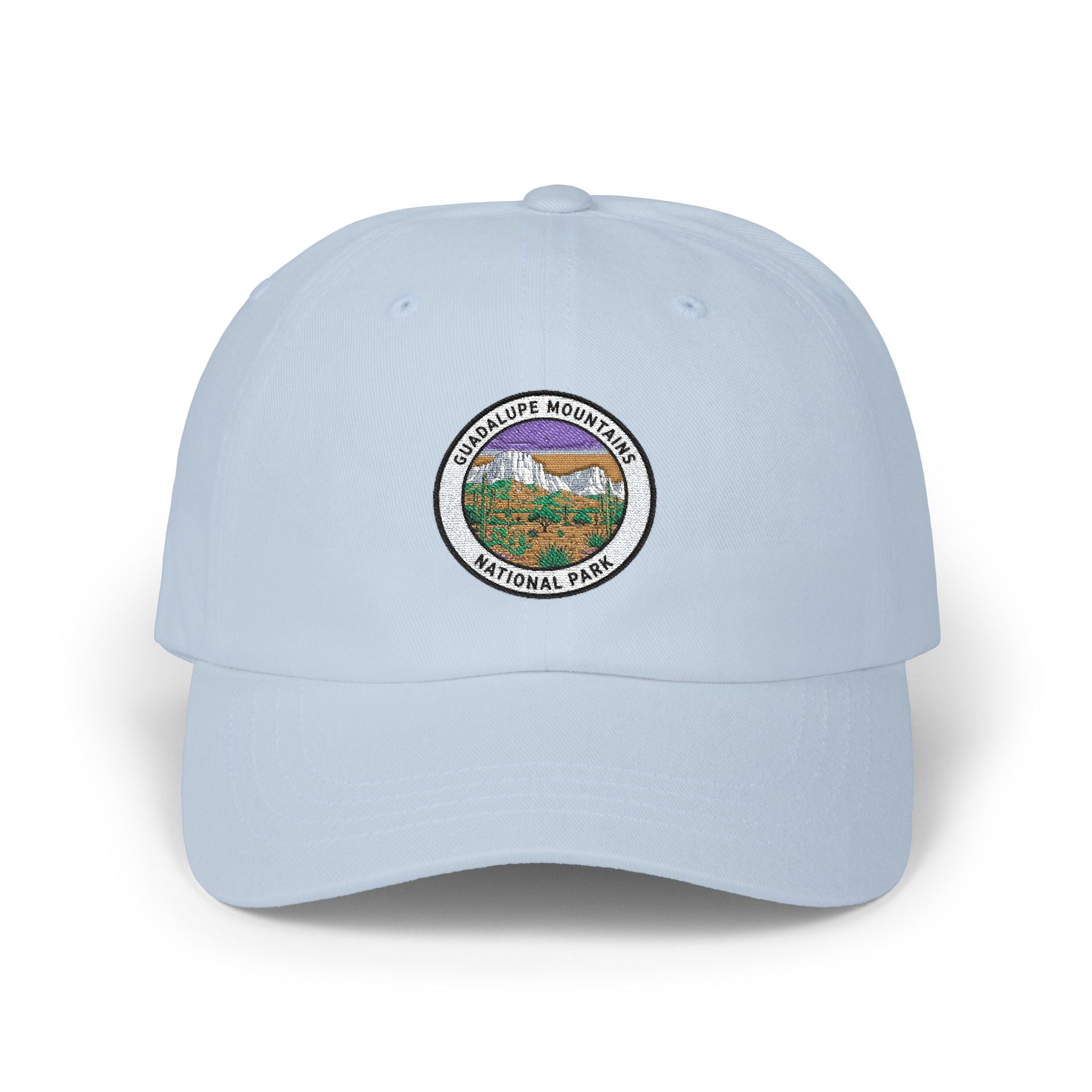 Mountain Meadow Patch Classic Dad Cap | Embroidered Hiking Camp Dad Hat