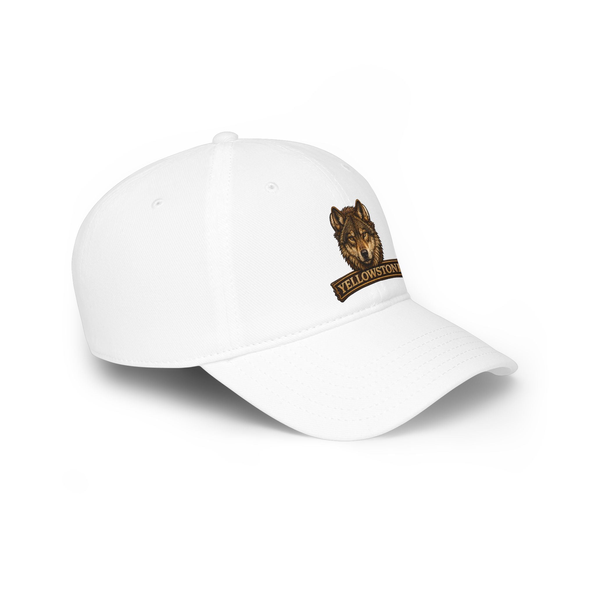 Yellowstone Wolf Dad Hat | Premium Embroidered National Park Cap