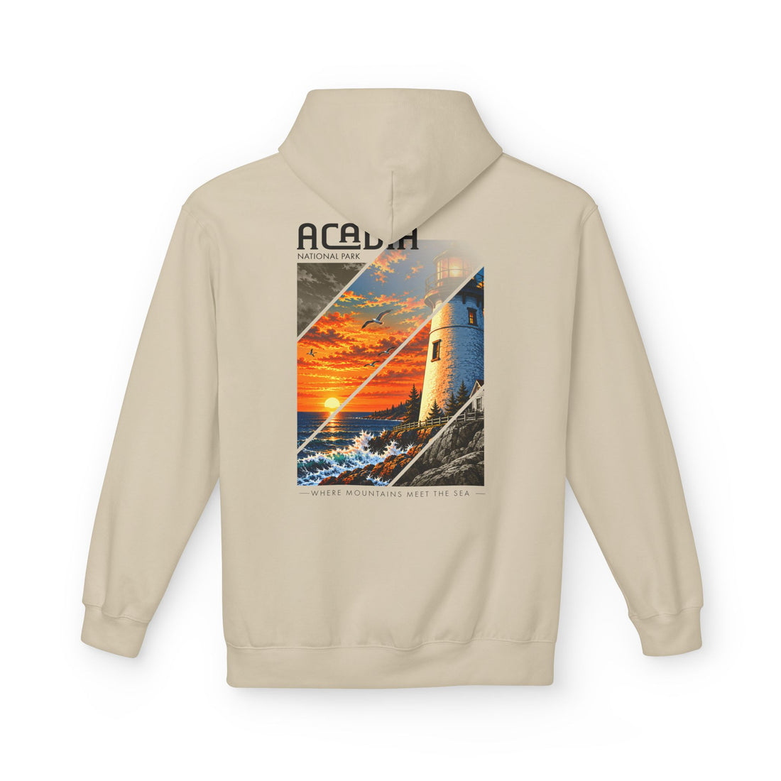 Acadia National Park Lighthouse Graphic Hoodie