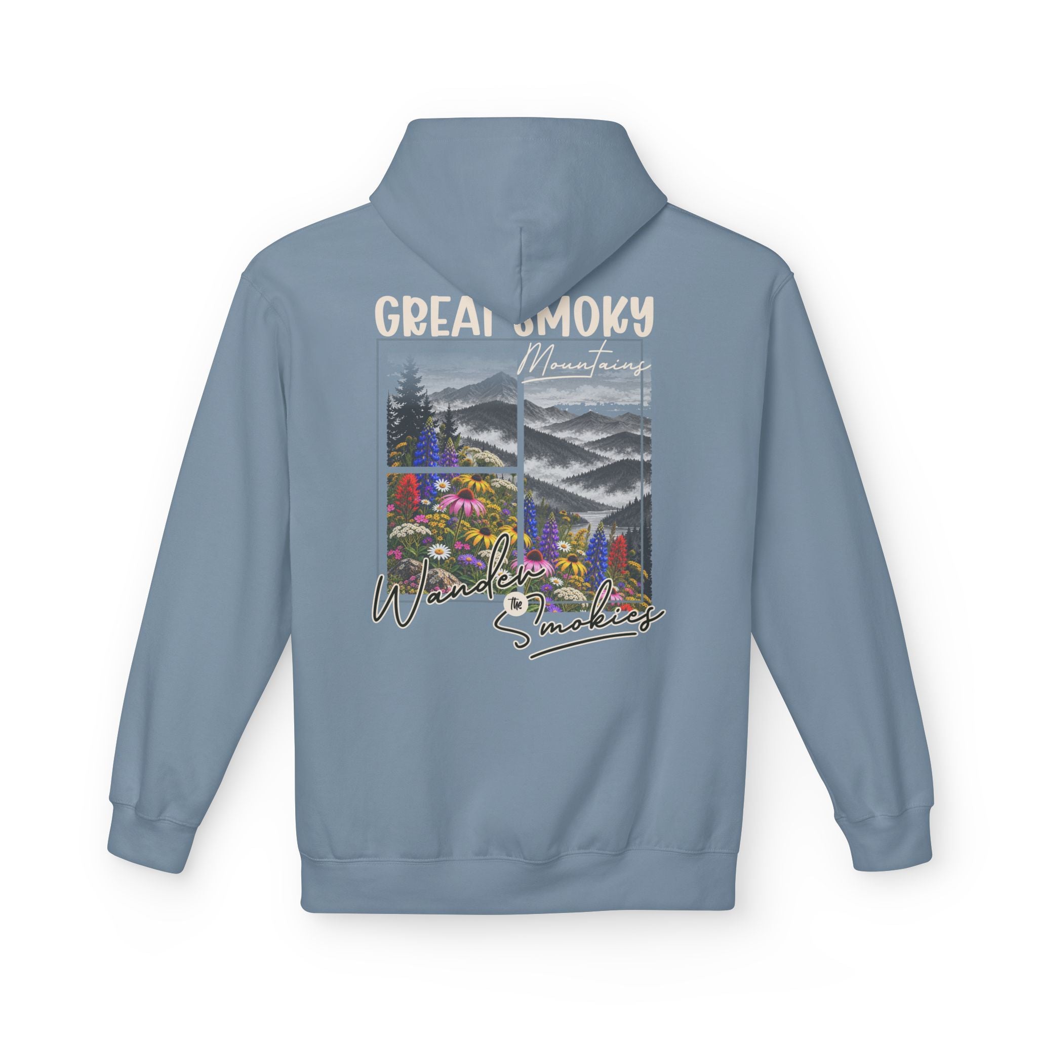 Great Smoky Mountains Wildflowers Graphic hoodie