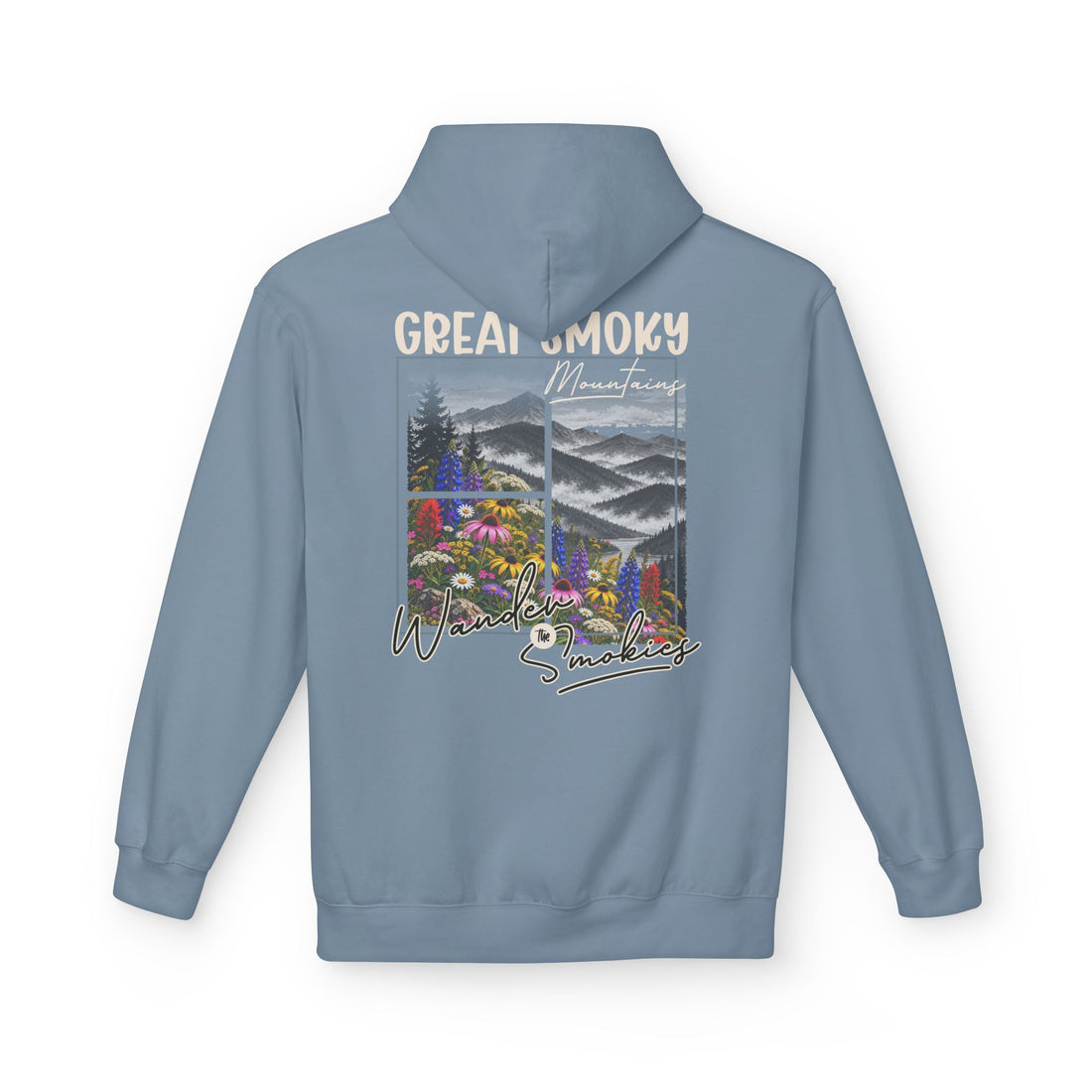 Great Smoky Mountains Wildflowers Graphic hoodie