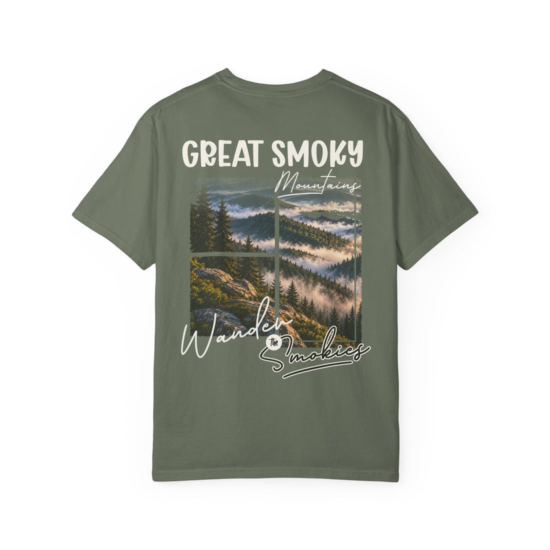 Great Smoky Mountains Misty Ridges Graphic T-Shirt