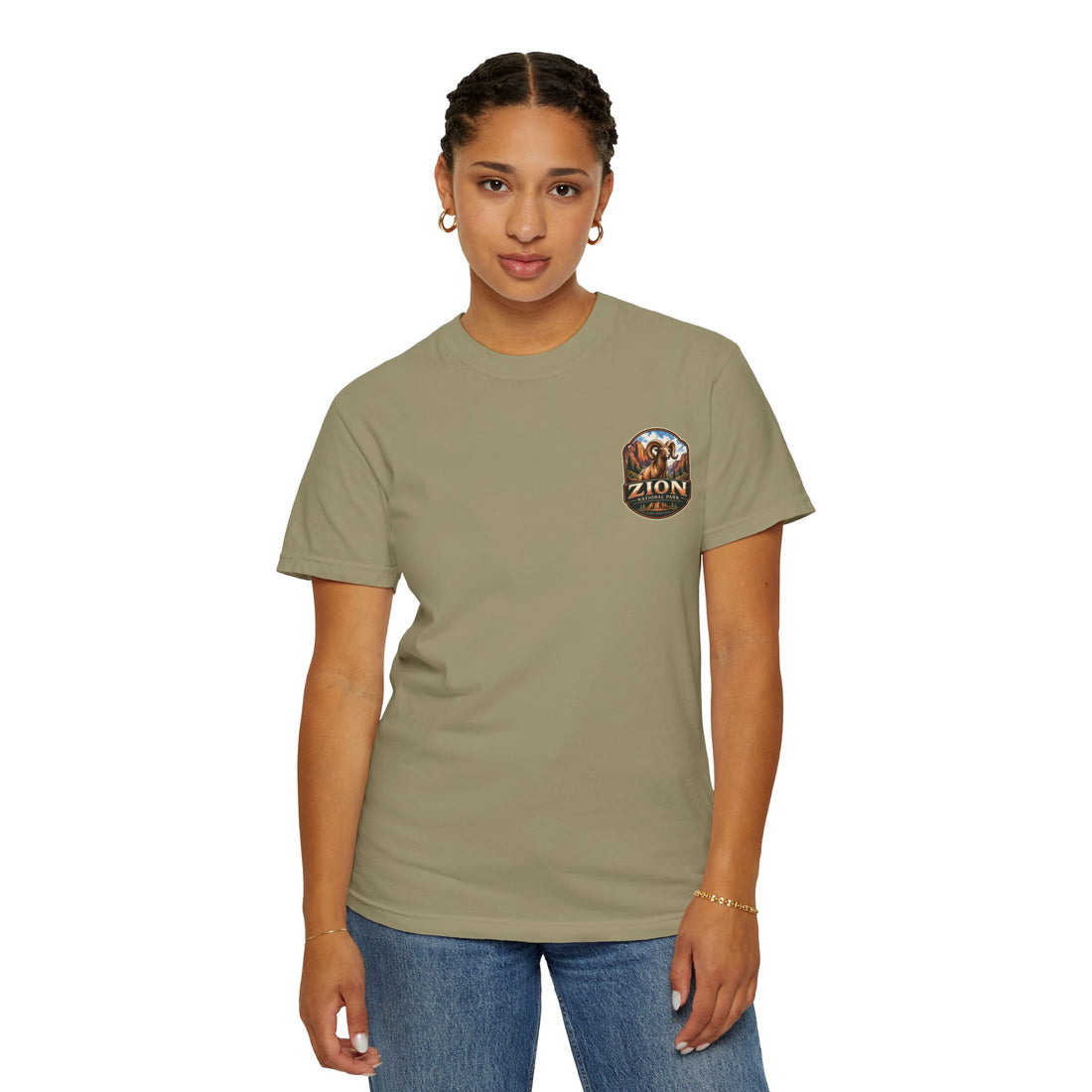 Bighorn Sheep Zion National Park Vintage Graphic T-Shirt