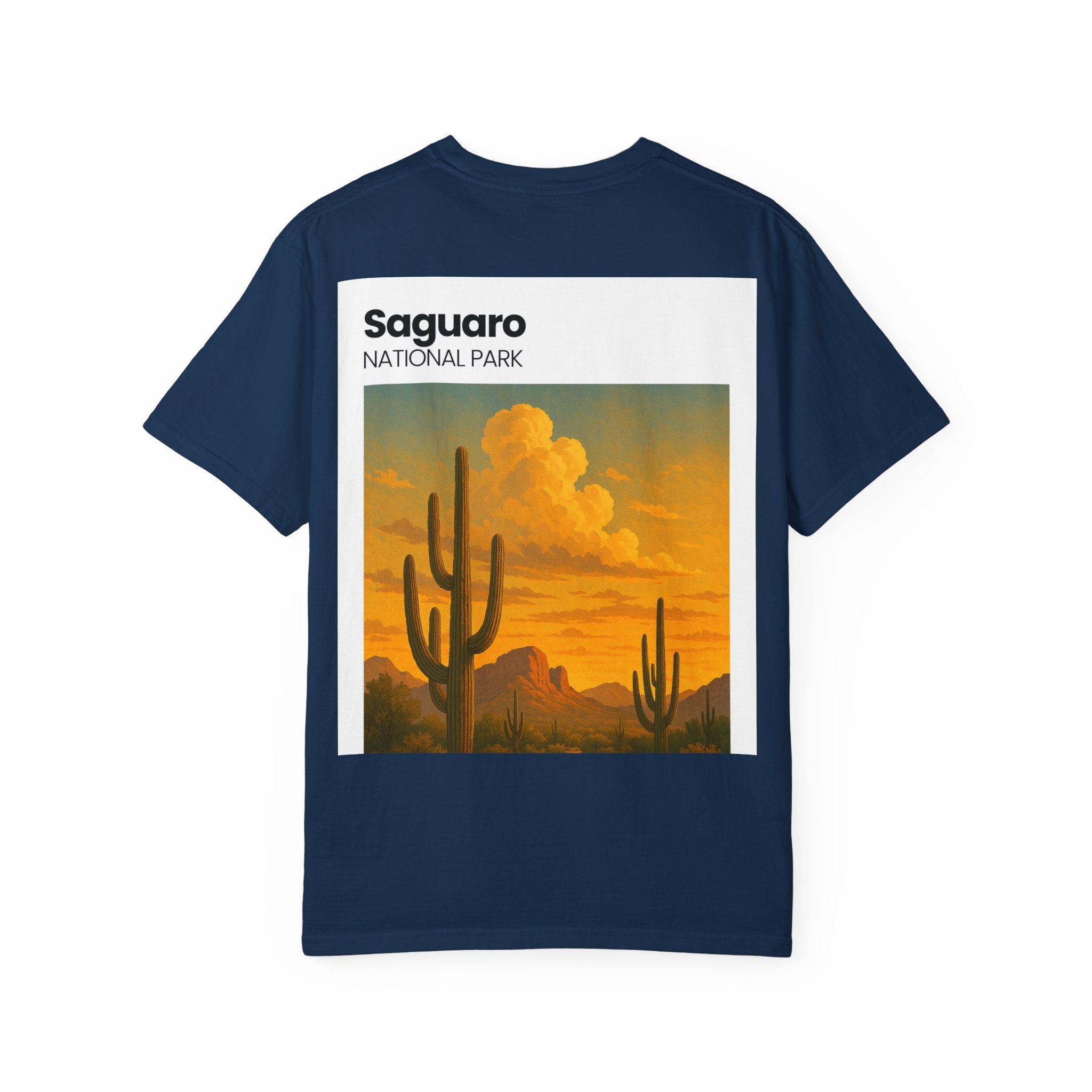 Saguaro National Park Sunset T-Shirt | Desert Cactus Graphic