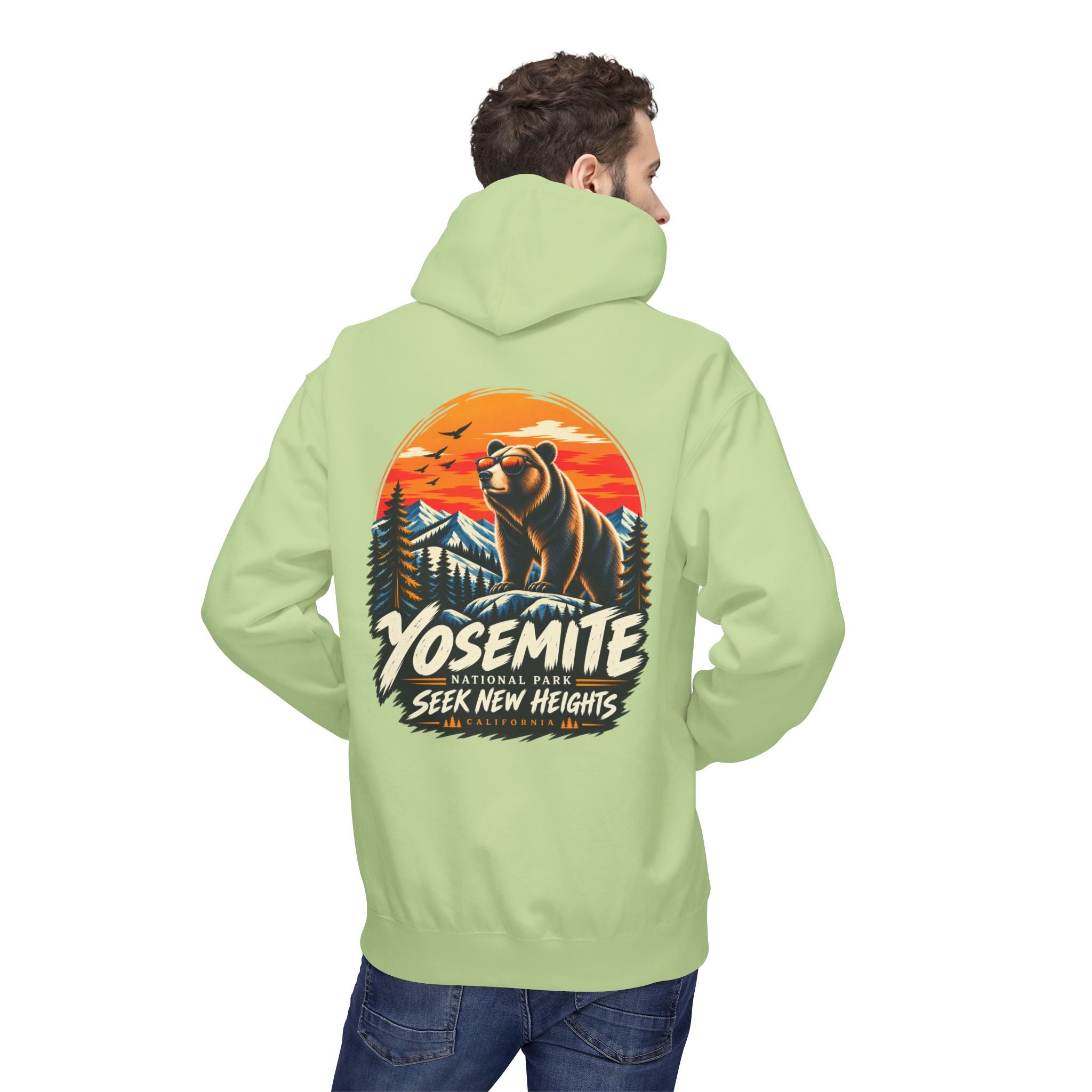 Yosemite National Park Black Bear – Seek New Heights Hoodie
