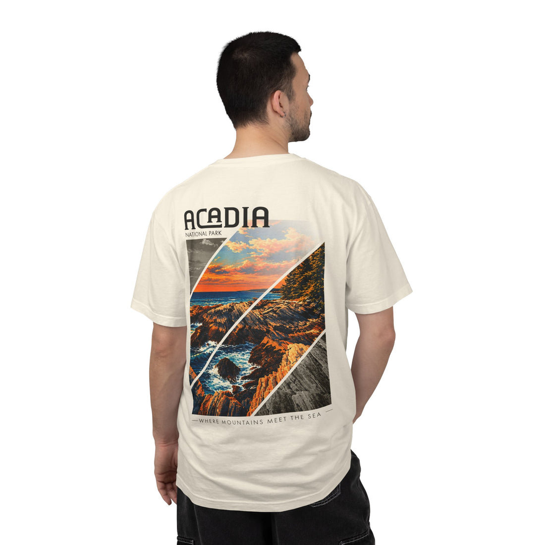 Acadia National Park Rocky Coast Graphic T-Shirt