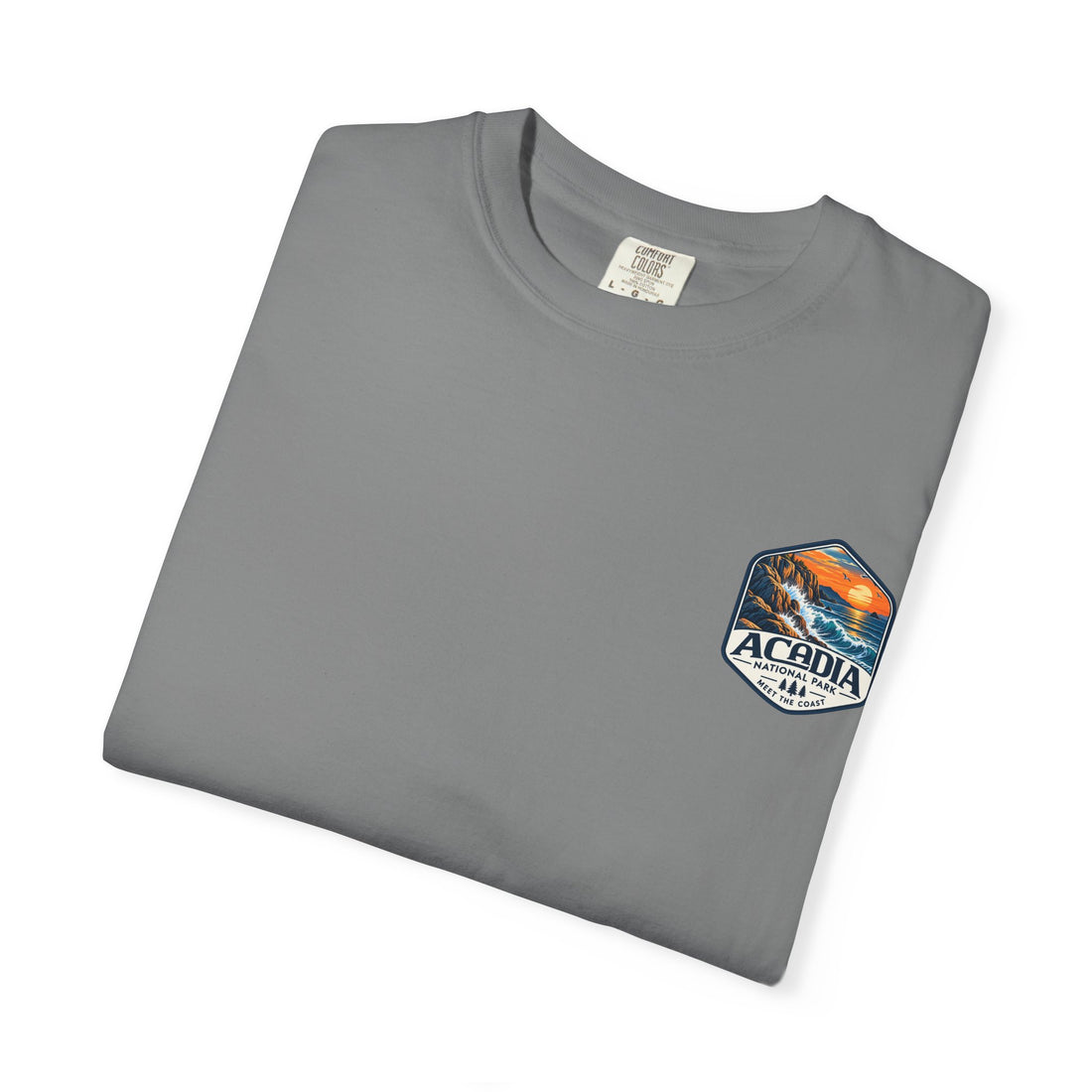 Acadia National Park Rocky Coast Graphic T-Shirt