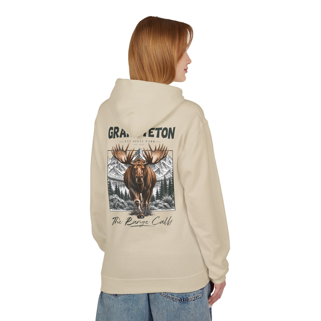 Grand Teton National Park Moose Graphic hoodie