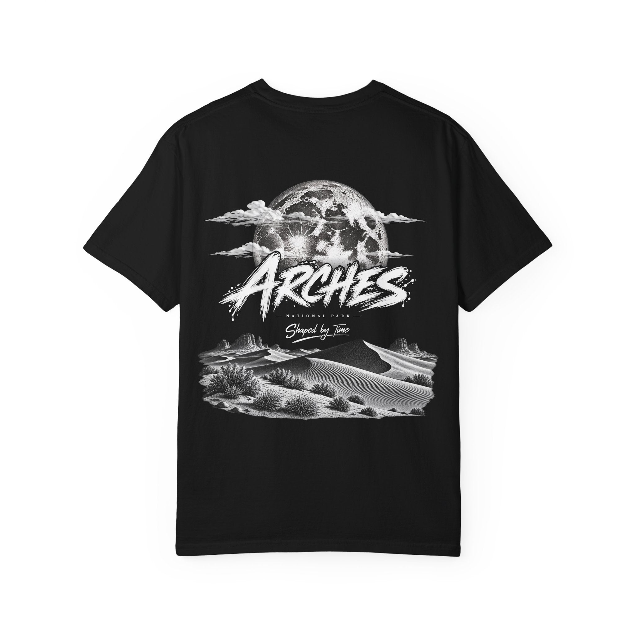 Arches National Park Desert Moon Graphic T-Shirt