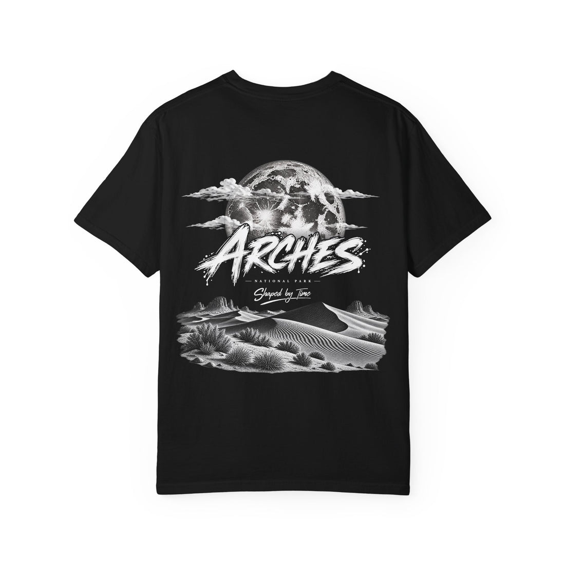 Arches National Park Desert Moon Graphic T-Shirt