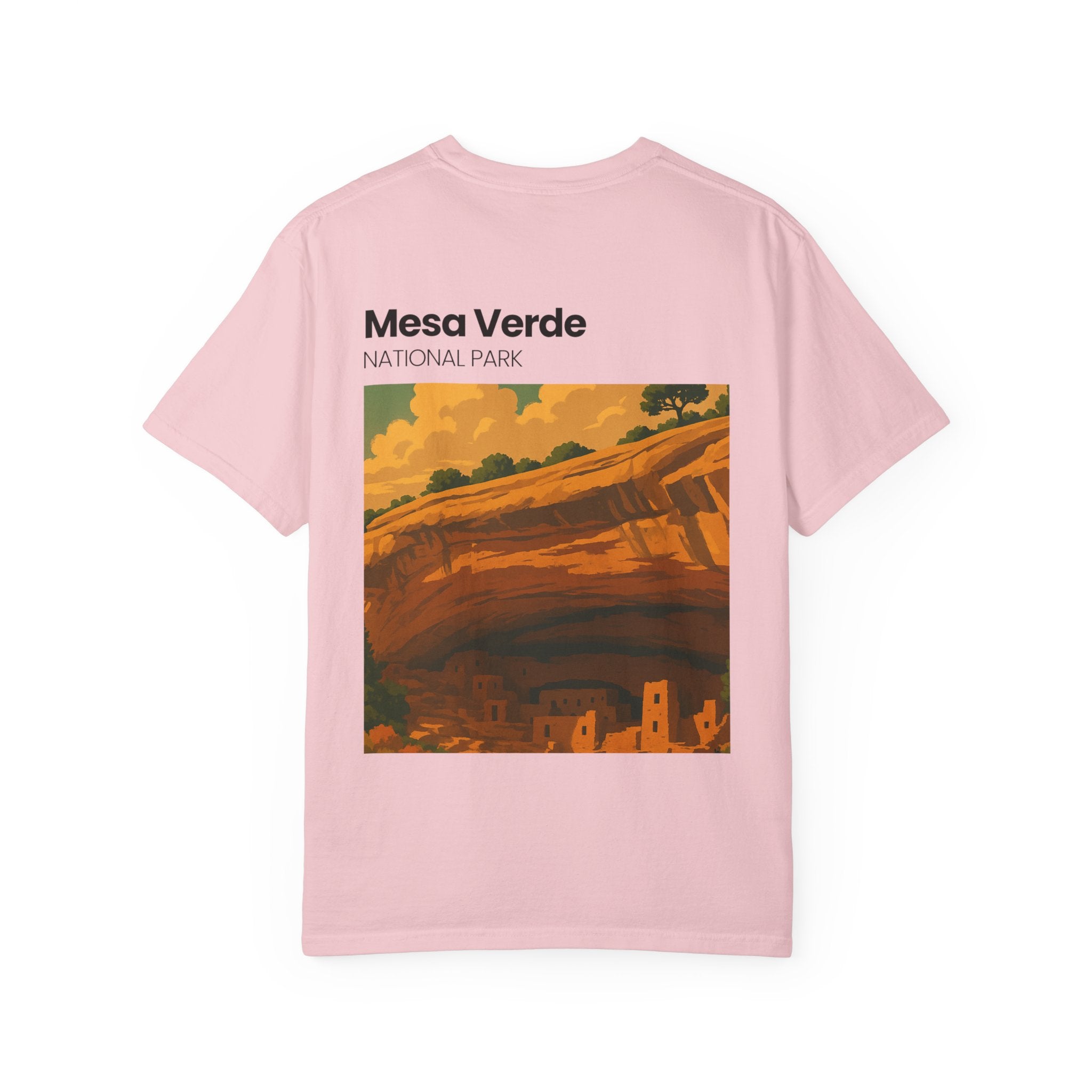 Mesa Verde National Park T-Shirt | Cliff Dwelling Vintage Poster Design