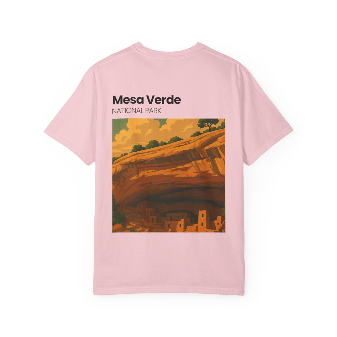 Mesa Verde National Park T-Shirt | Cliff Dwelling Vintage Poster Design