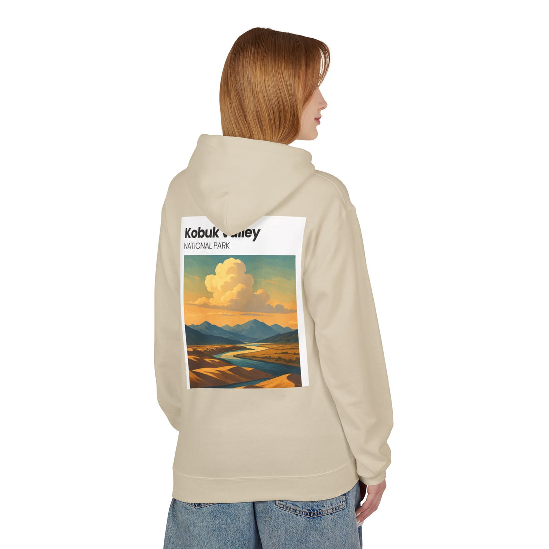 Kobuk Valley National Park landscape Hoodie | Vintage travel poster style