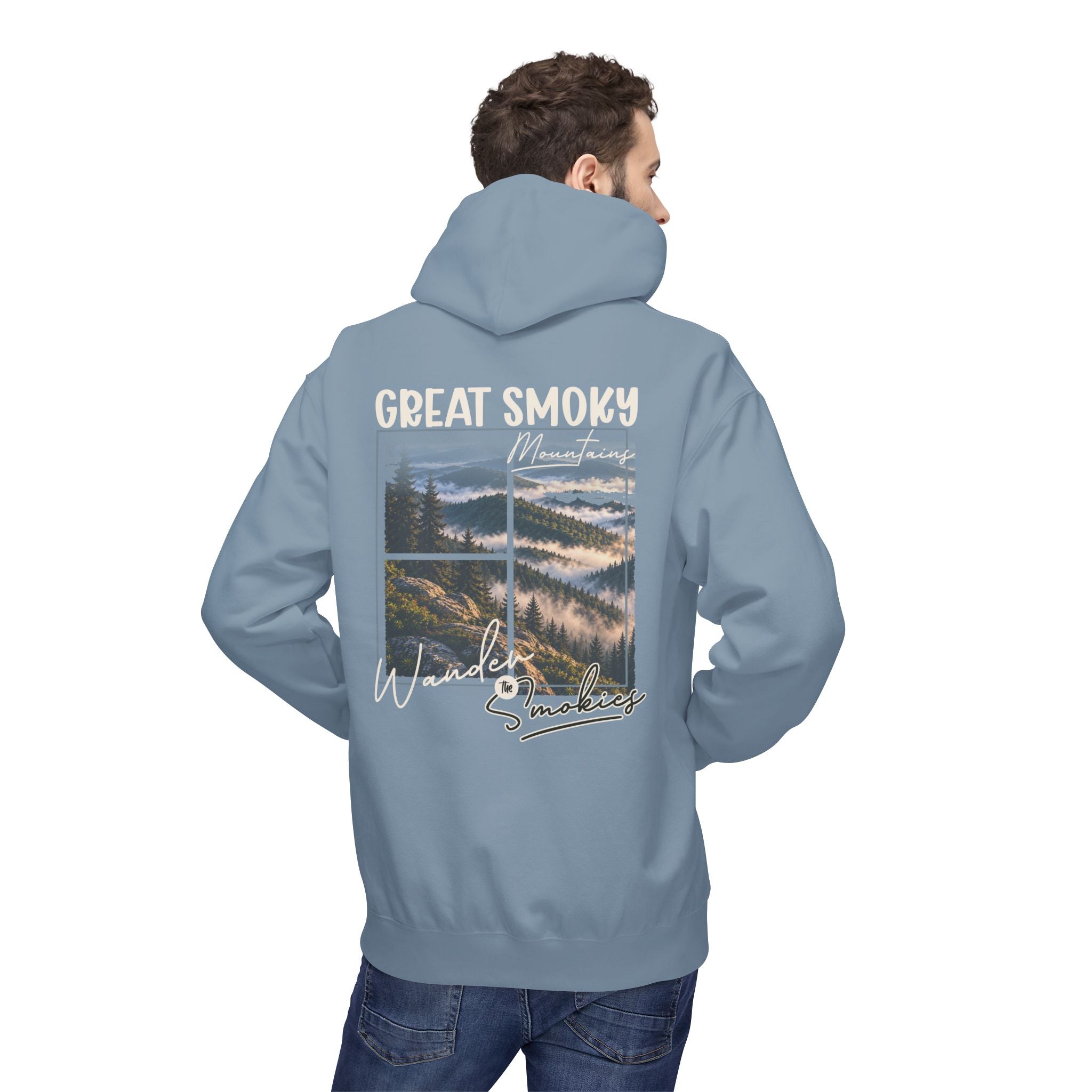 Great Smoky Mountains Misty Ridges Graphic hoodie