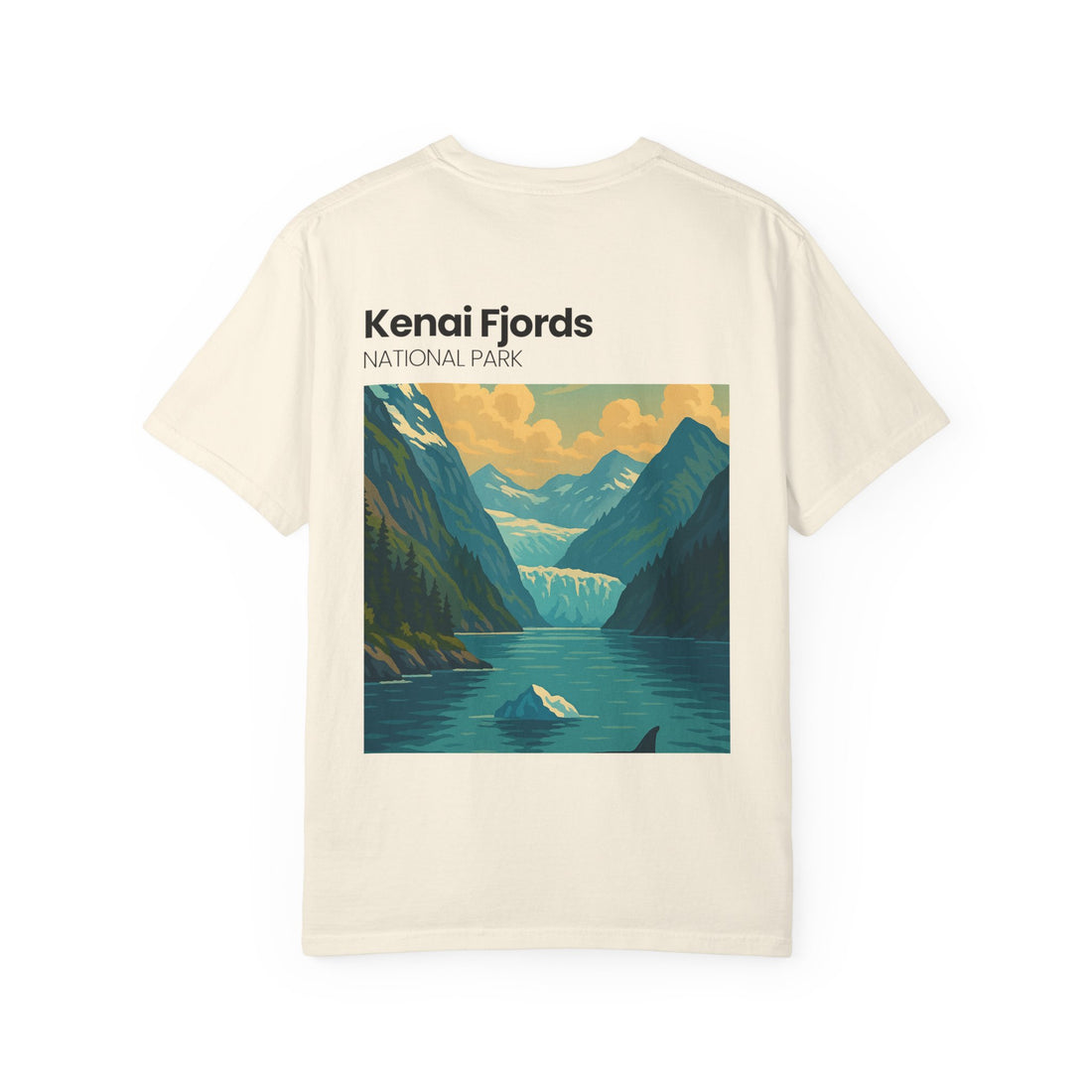 Kenai Fjords National Park Graphic T-shirt | Alaska Glacier Illustration