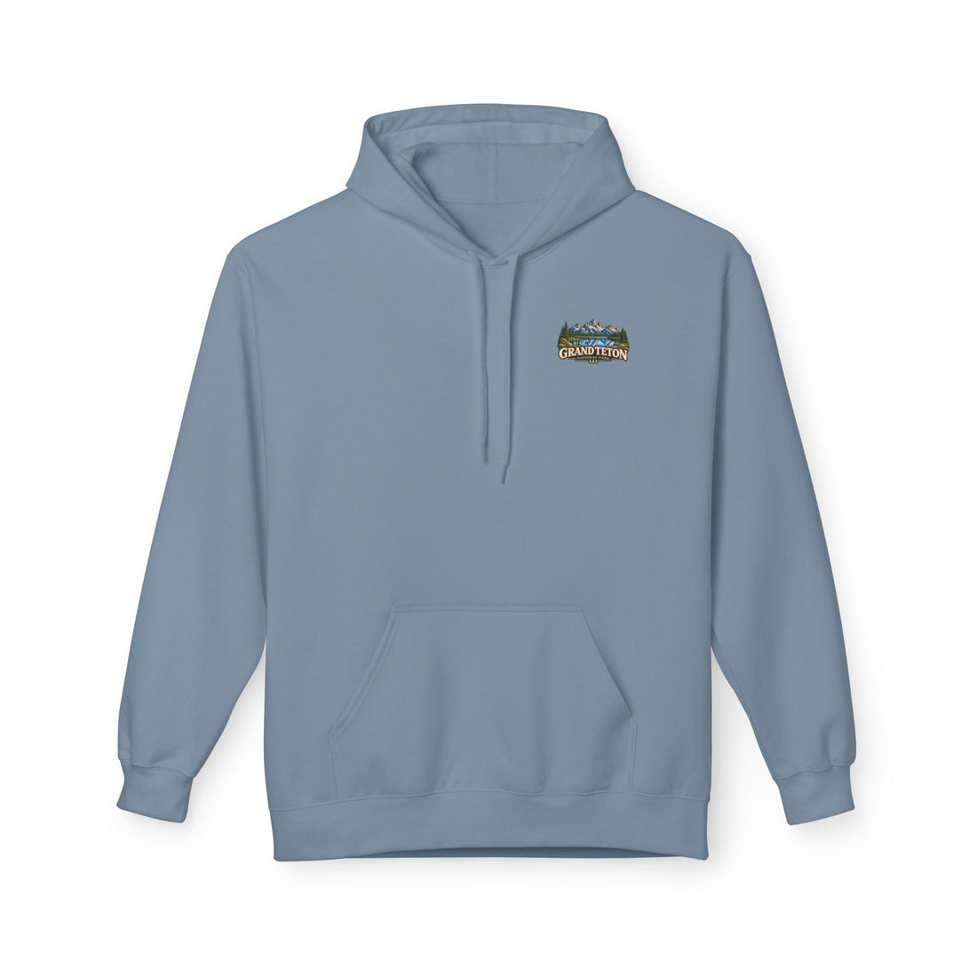 Grand Teton National Park Lake Reflection Graphic Hoodie