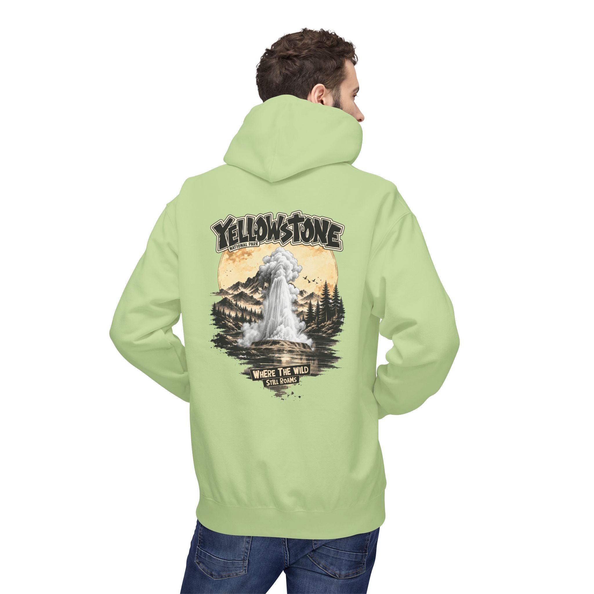 Yellowstone Old Faithful – Where the Wild Still Roams Hoodie