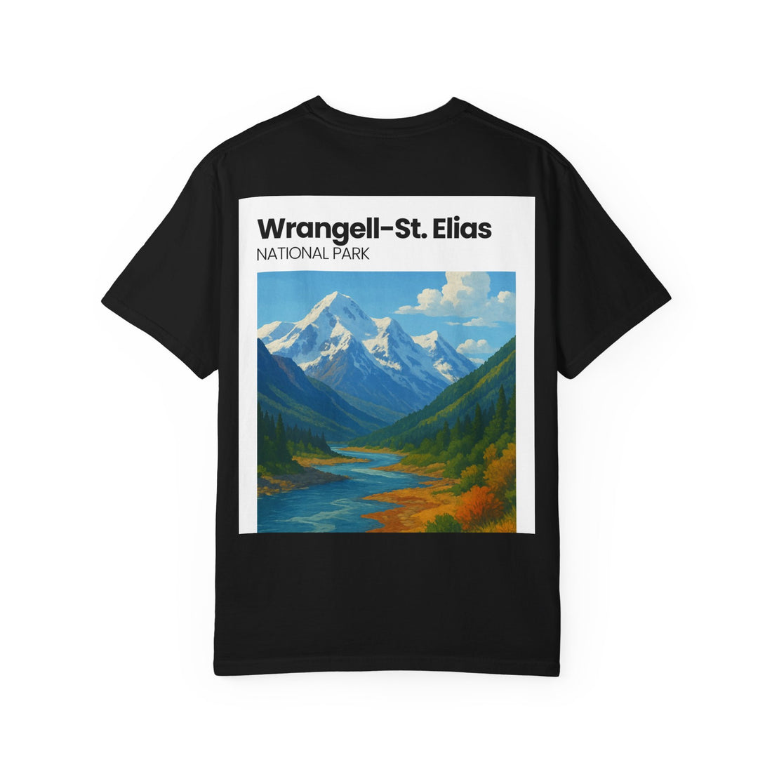 Wrangell-St. Elias National Park landscape T-Shirt | Mountain scenic tee