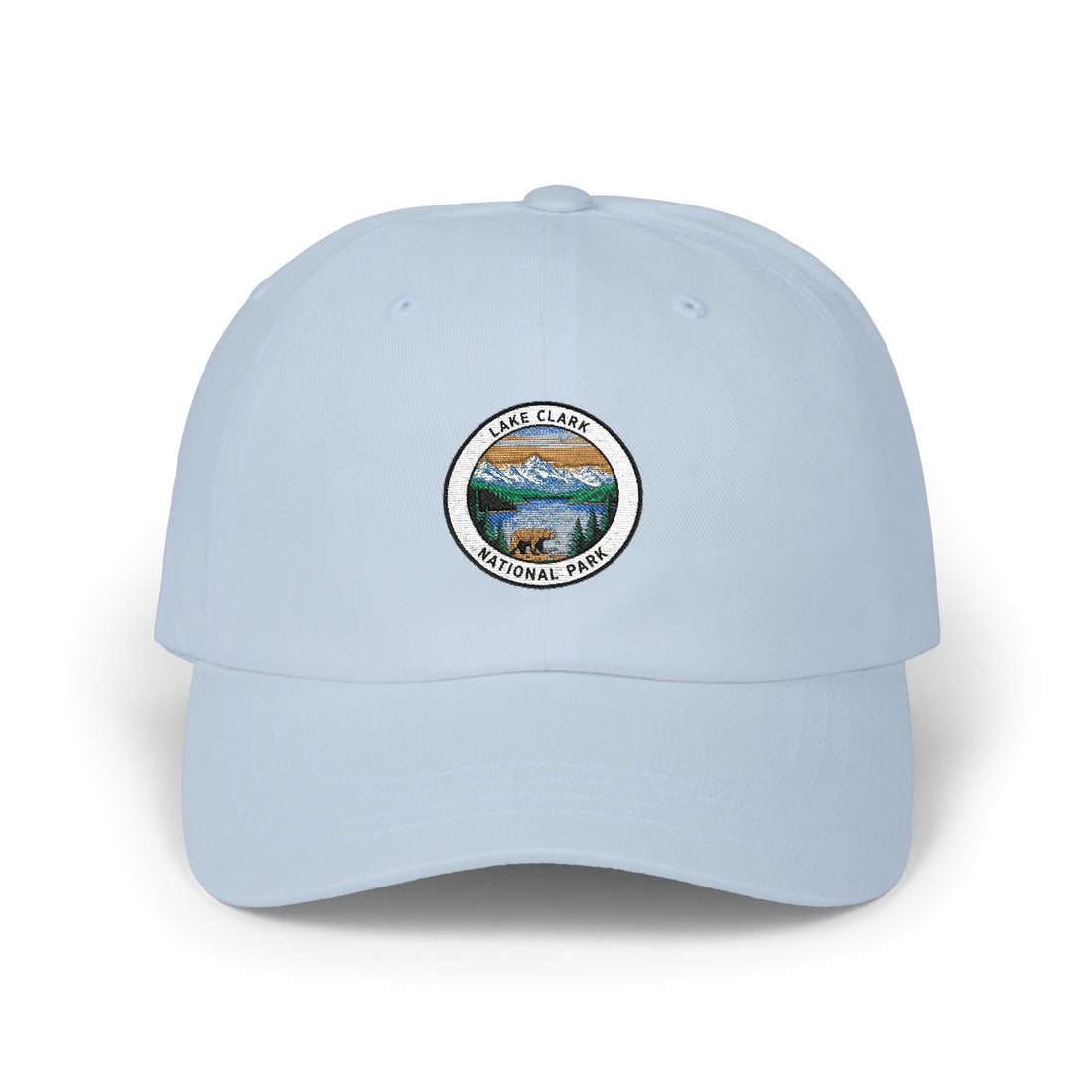 Yellowstone National Park landscape Dad Cap | embroidered patch style hat