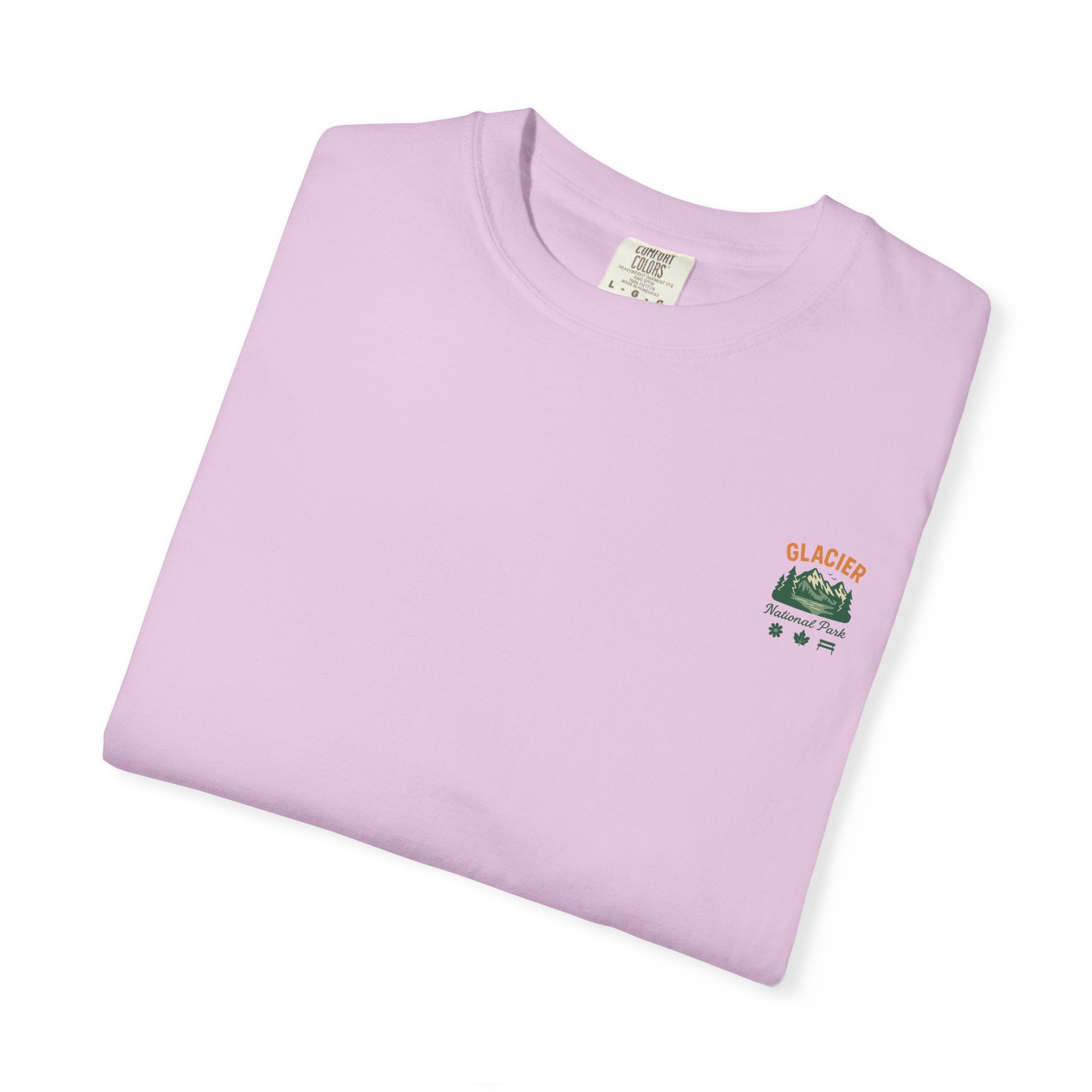 Glacier National Park Landscape T-shirt | Vintage Mountain Lake Tee
