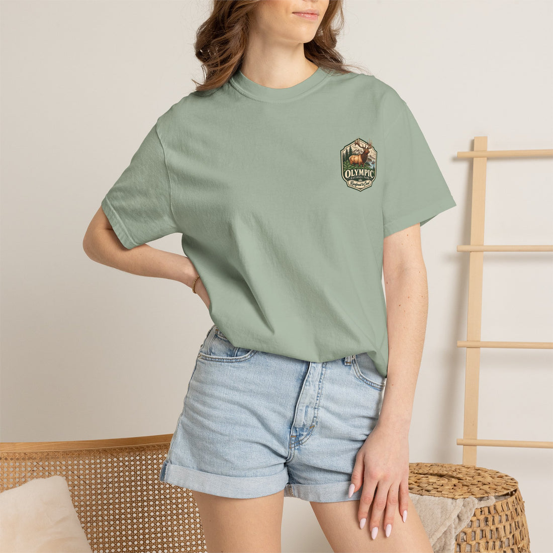 Olympic National Park Roosevelt Elk Graphic T-Shirt