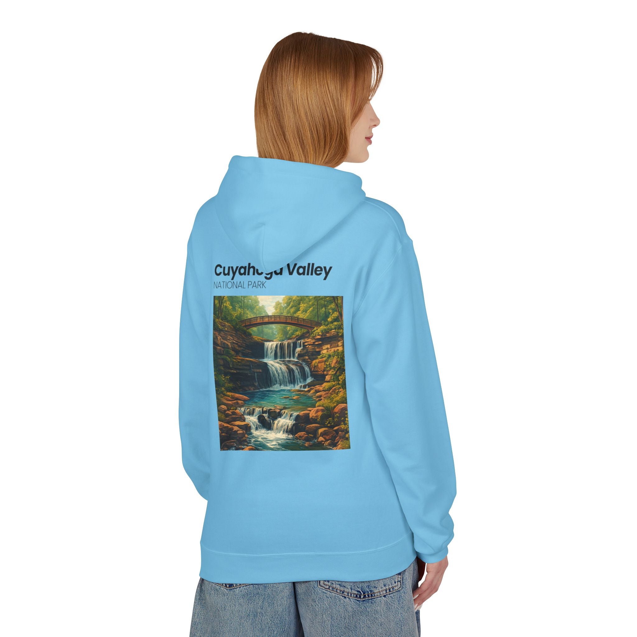 Cuyahoga Valley Waterfall Hoodie | National Park Nature Sweatshirt