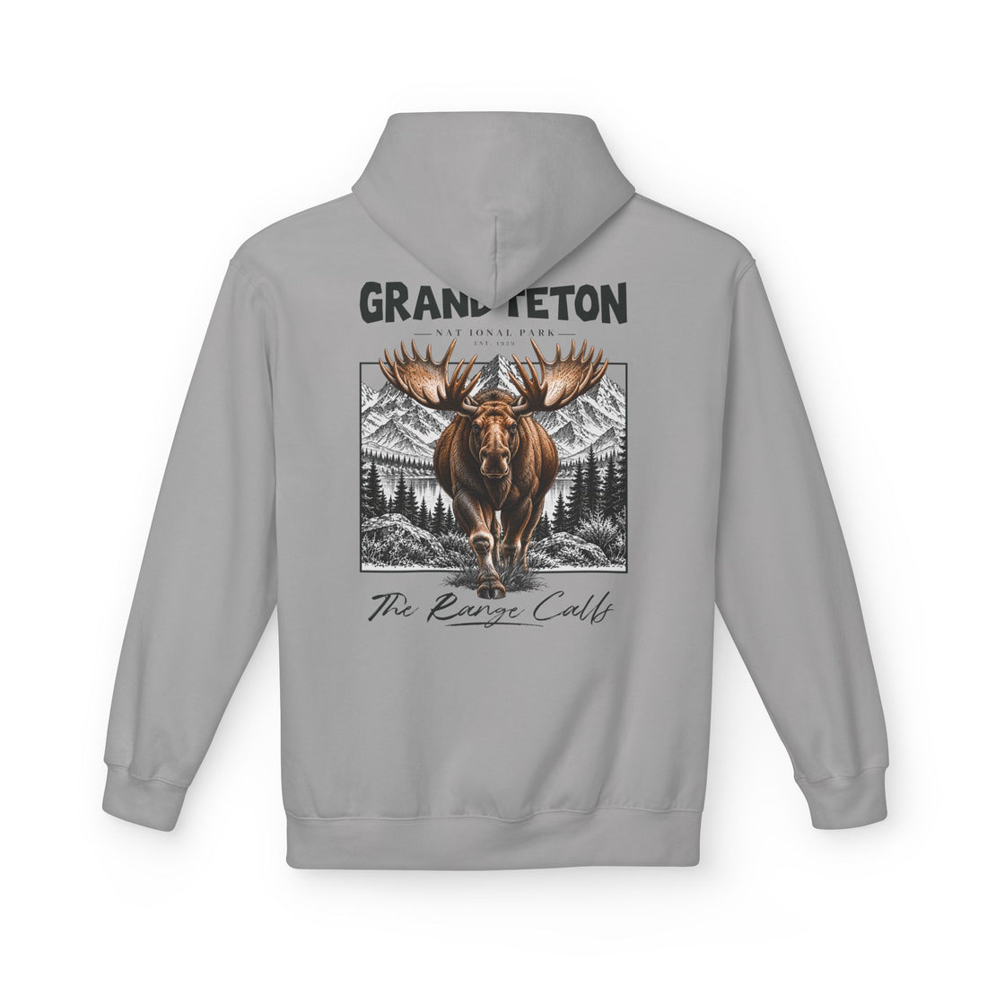 Grand Teton National Park Moose Graphic hoodie