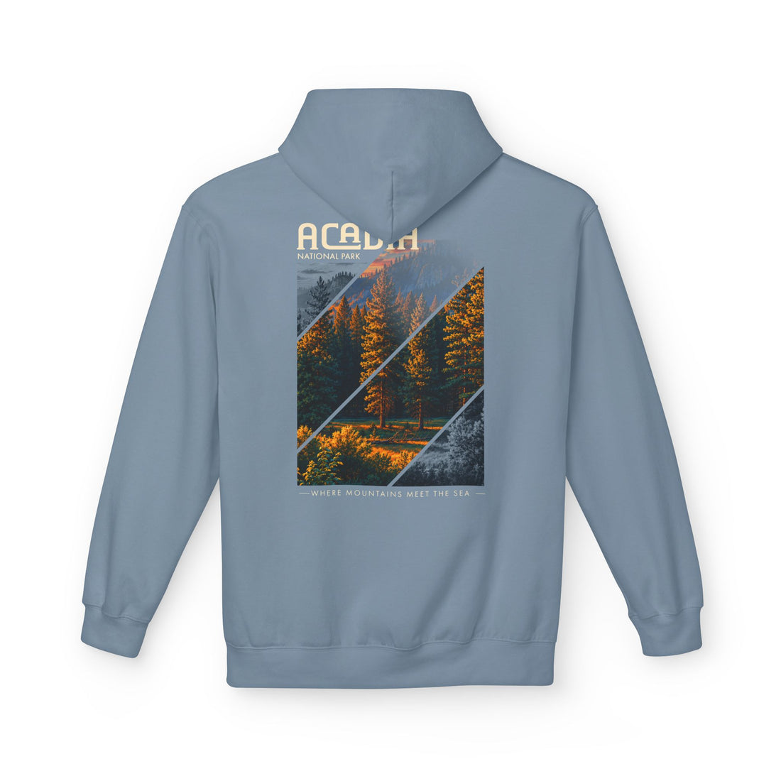 Acadia National Park Pine Trees Graphic hoodie
