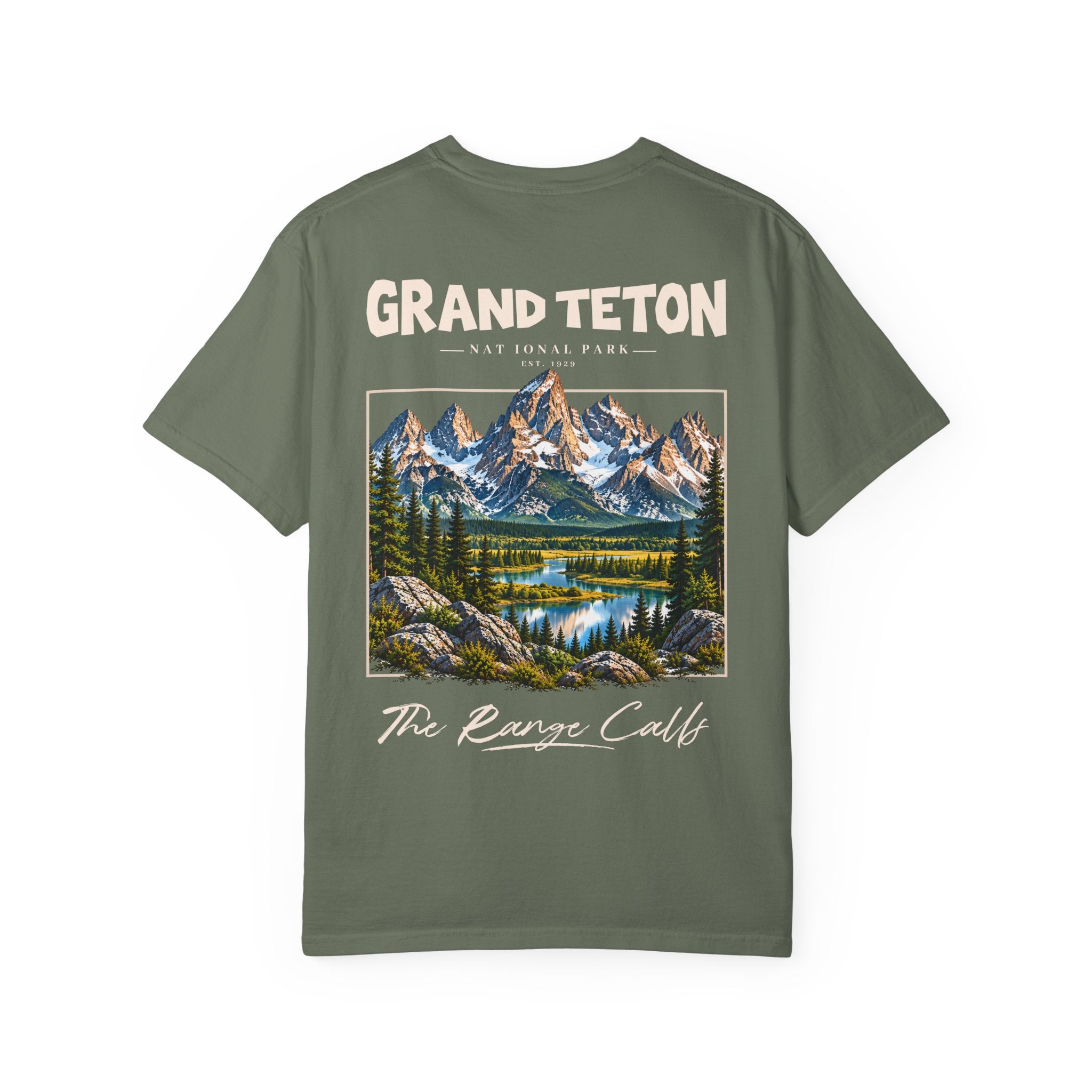 Grand Teton National Park Teton Peaks Graphic T-Shirt