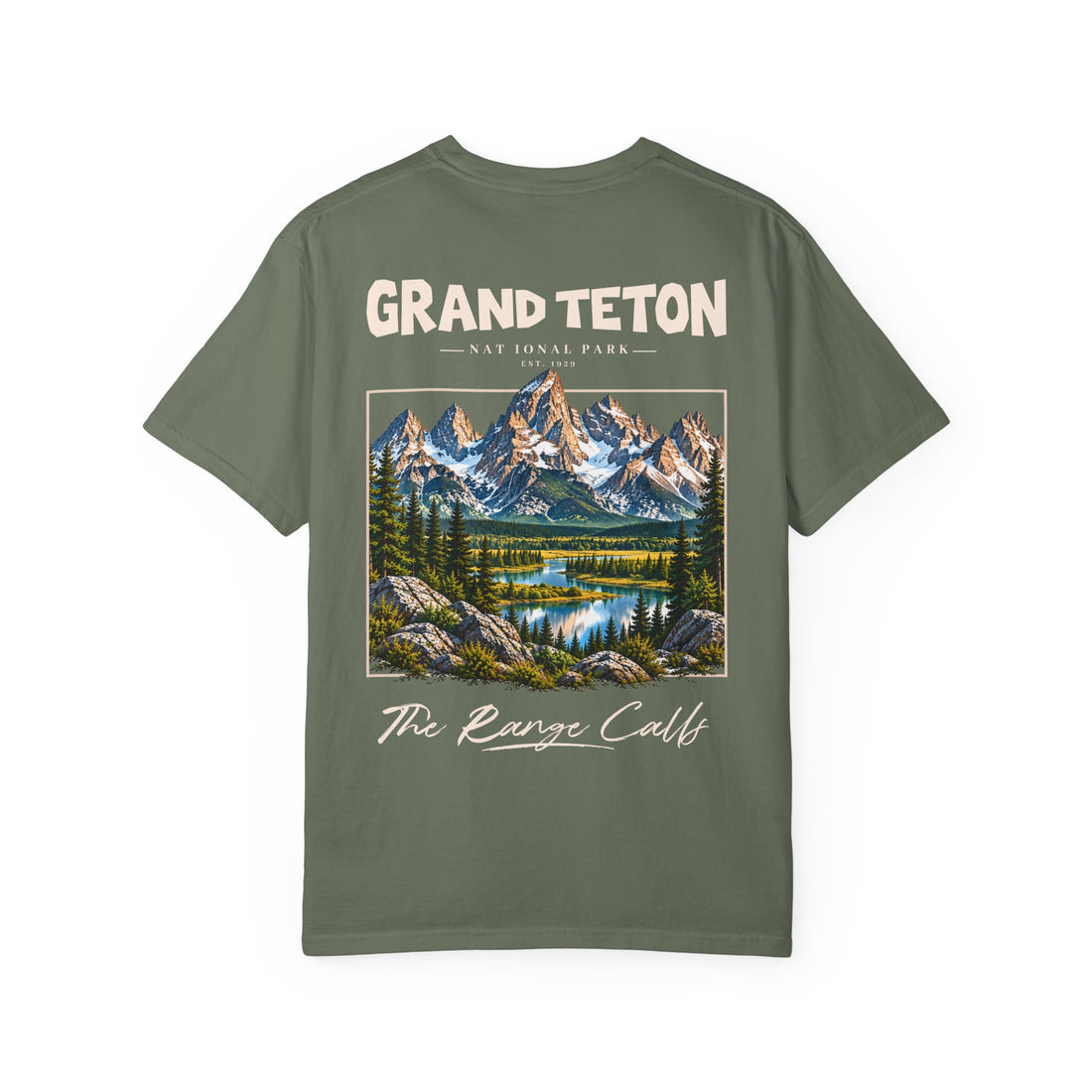 Grand Teton National Park Teton Peaks Graphic T-Shirt