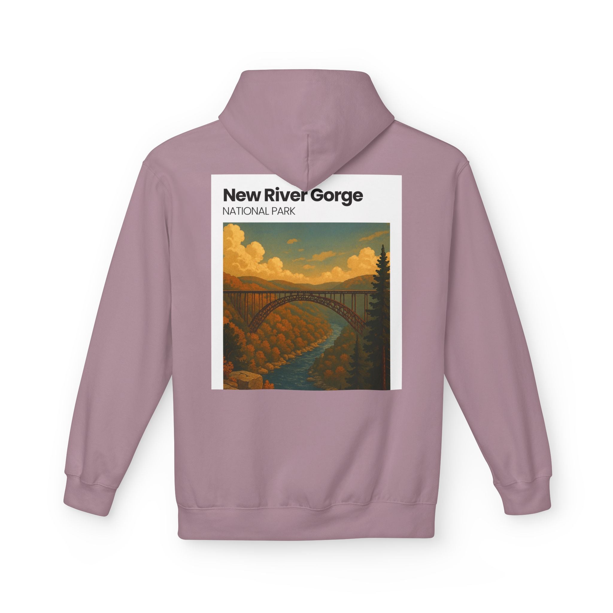New River Gorge National Park hoodie | Scenic Bridge Landscape Pullover