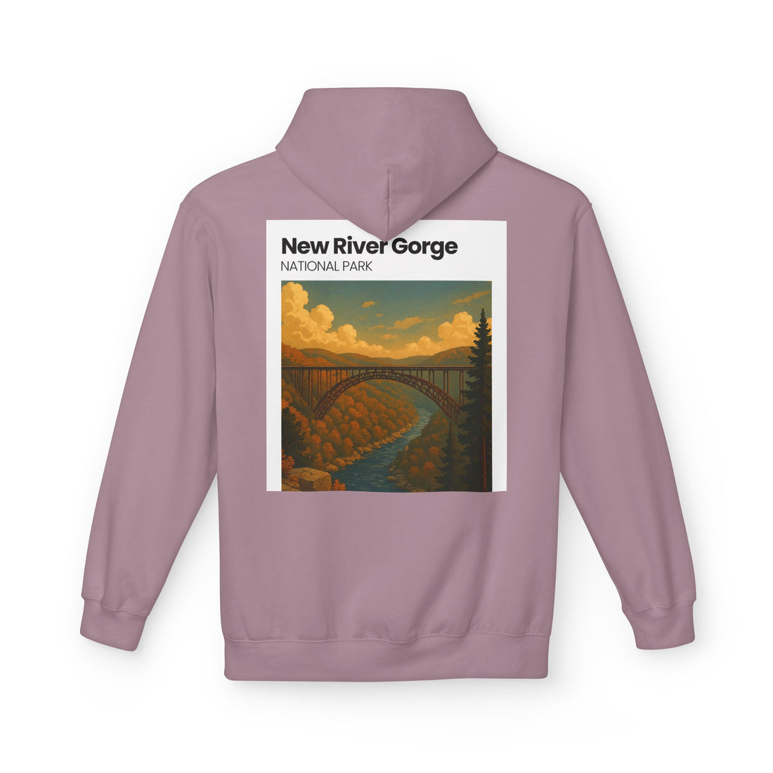 New River Gorge National Park hoodie | Scenic Bridge Landscape Pullover