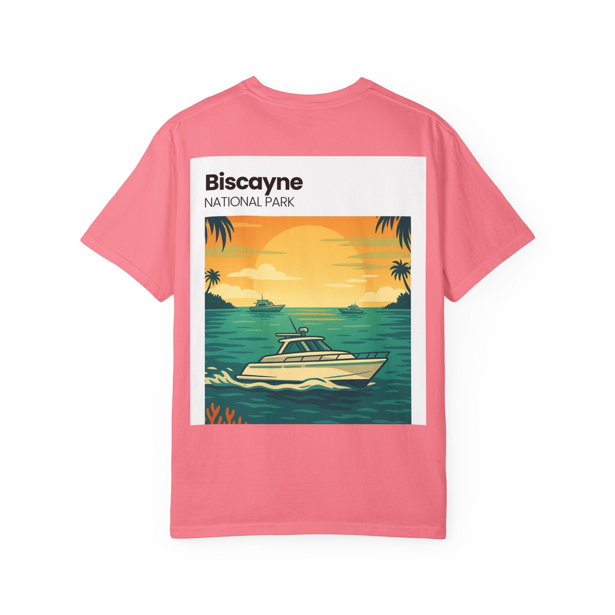 Biscayne National Park Boat Sunset T-Shirt