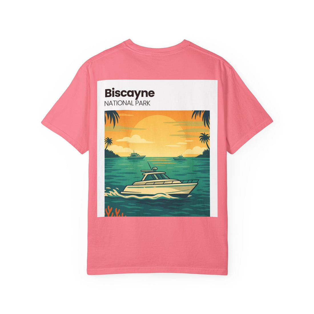 Biscayne National Park Boat Sunset T-Shirt