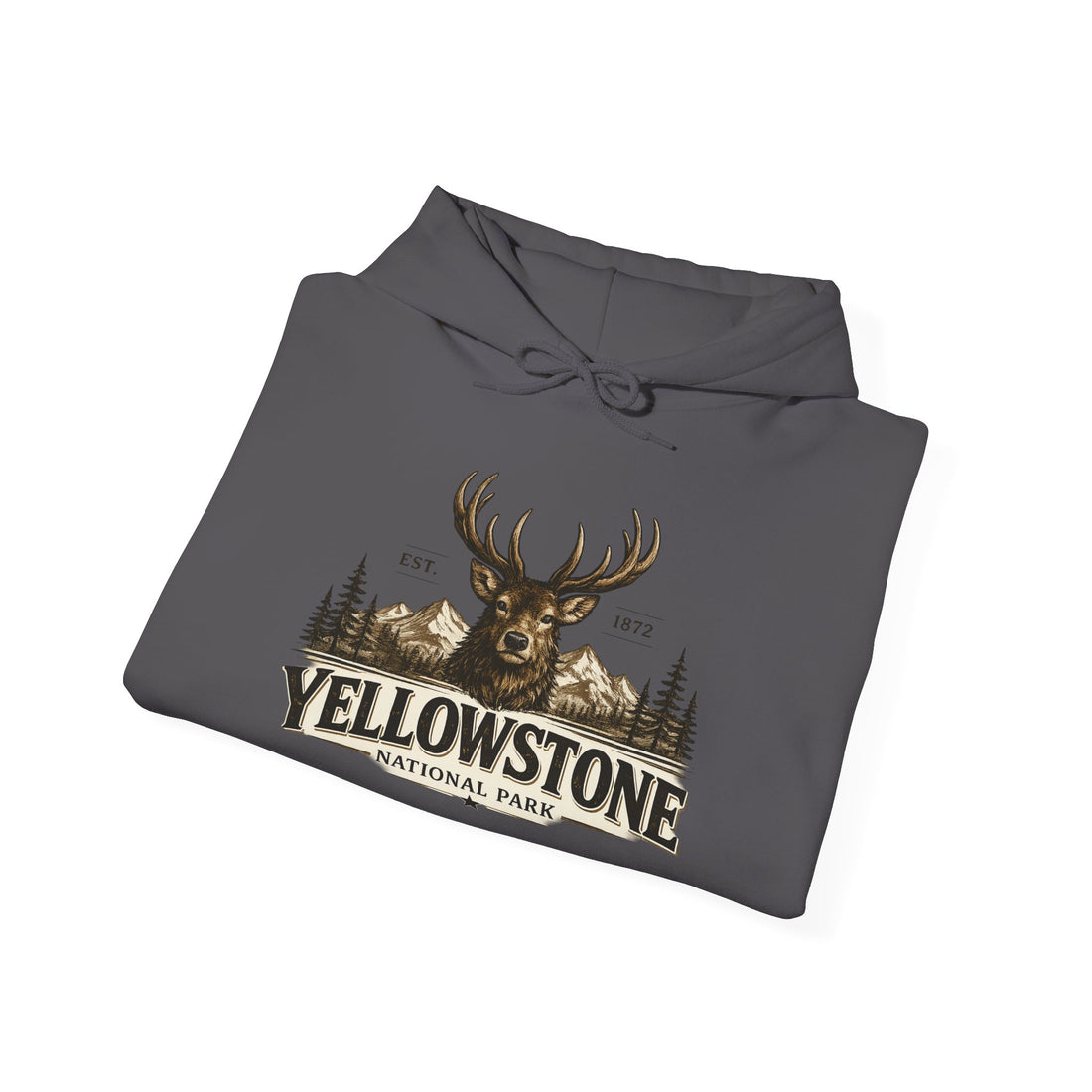 Yellowstone Elk Hoodie – Where the Wild Still Roams