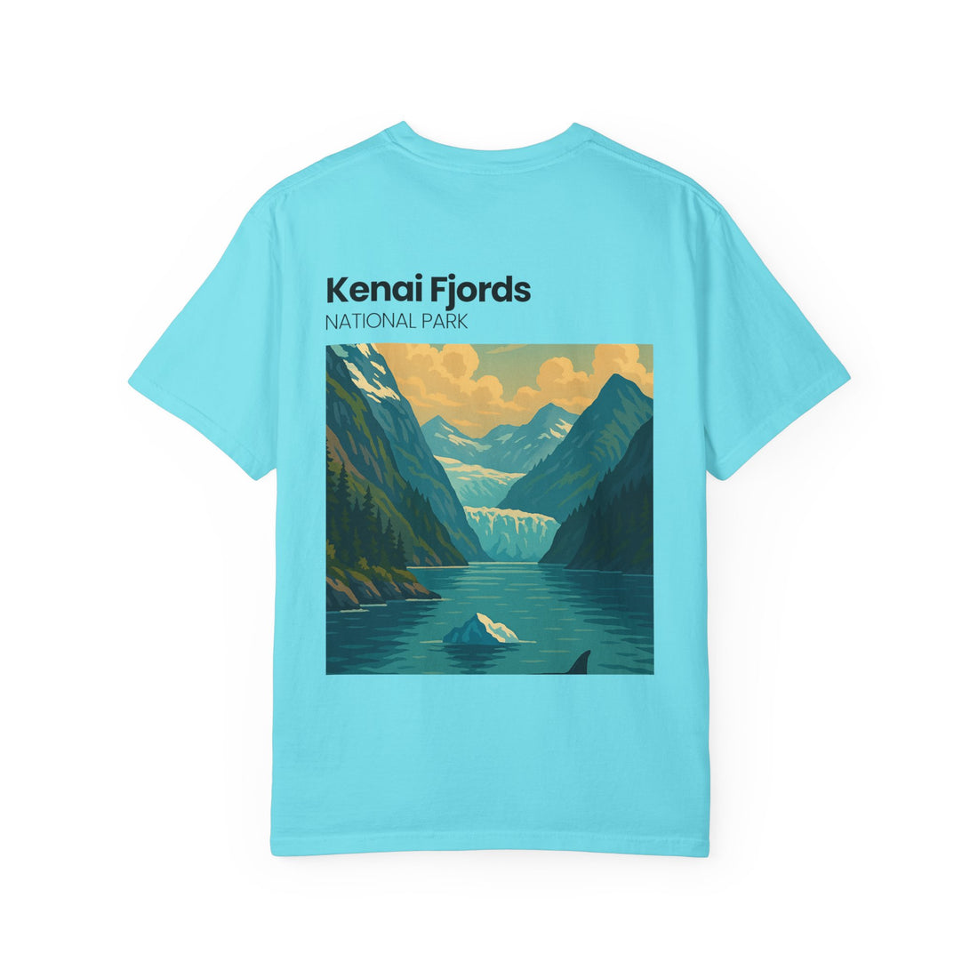 Kenai Fjords National Park Graphic T-shirt | Alaska Glacier Illustration